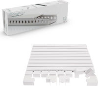 Comnox - OrgaNice Easyfix Kabelgoot Set - Nooit meer loshangende kabels - Wit