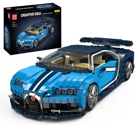 Comnox - Mould King Blauwe Sportwagen Bouwset - 1222 Stukjes - LEGO Compatible - Technisch Speelgoed - Comnox Company