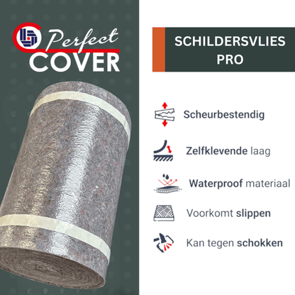 Grijze, textuurrijke isolatiemateriaalrol met zichtbare witte banden, geschikt voor thermische isolatie in bouwprojecten en energiezuinige renovaties.