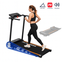 Comnox - PH Fitness - Loopband voor Thuisgebruik - Comfortabel Wandelen en Joggen - Snelheid 1-8 km/u - Handmatige helling - Zwart