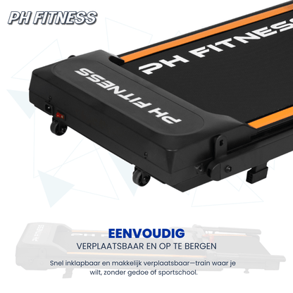 PH FITNESS loopband soepel loopvlak 380x1000mm