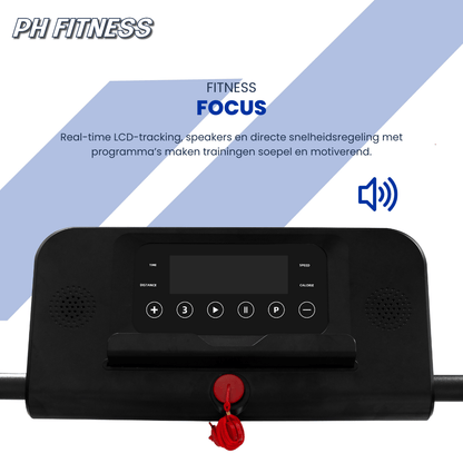 PH Fitness console met Bluetooth en muziekfunctie