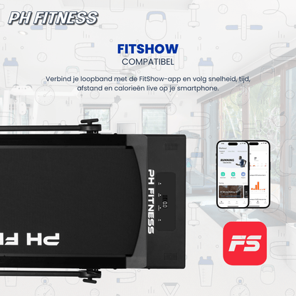 Comnox - PH Fitness F1A WalkingPad - Compact & Inklapbaar - Snelheid tot 8 km/u
