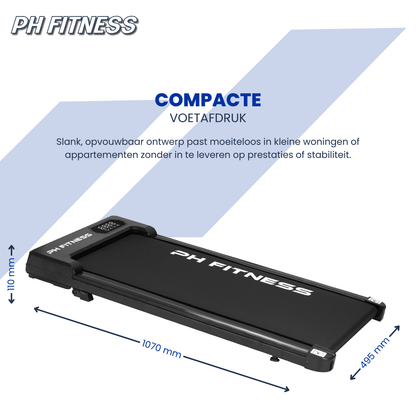 Comnox Loopband – Comfort, Veiligheid, Levenskwaliteit – Max 8 km/u – Handmatige helling – 550x1185x1025 mm