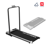 Comnox - PH FITNESS Loopband – Comfortabel & Veilig – Max 8 km/u – Incline & Handmatige Helling – CE-gecertificeerd – 104,5×53×94,7 cm – Gray