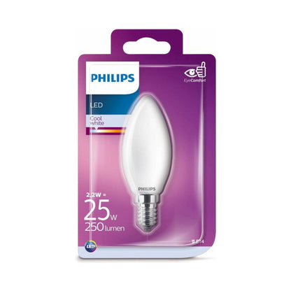 Philips E14 LED Kaarslamp - Neutraal wit licht - 2W vervangt 25W