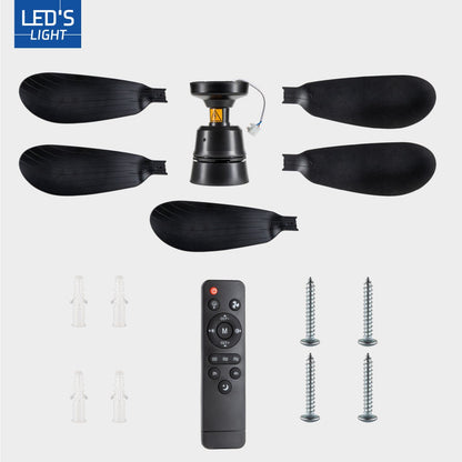 Plafondlamp met ventilator - 25W 1100lm 3000K/6500K Verwijderbare bladen Gemakkelijke installatie