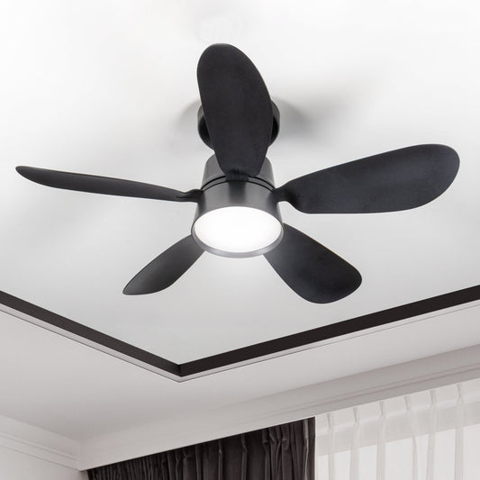 Plafondlamp met ventilator - 25W 1100lm 3000K/6500K Verwijderbare bladen Gemakkelijke installatie