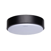 Comnox Plafondlamp Ø 23cm - Strak Zwart Design - Warmwit LED