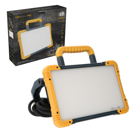 LED's Light Draadloze LED Zwaailamp op Batterijen - 9 standen - Magnetisch & Waterdicht - Blauw