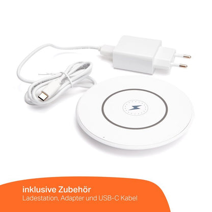 Premium LED Tafellamp met oplaadstation - Oplaadbaar & Draadloos - Voor binnen en buiten - Grijs