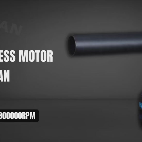 ONEVAN - Elektrische Turbo Blower Jet Fan 400 M/S 300000 RPM - Krachtige stofverwijdering - Draagbaar en veilig - 21V Li - productvideo
