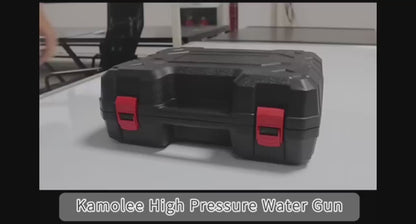 Kamolee - Hogedruk autowasmachine pistool - Waterloos reinigen zonder kranen - 18V Li‑ion batterij - Draagbaar en kracht - productvideo