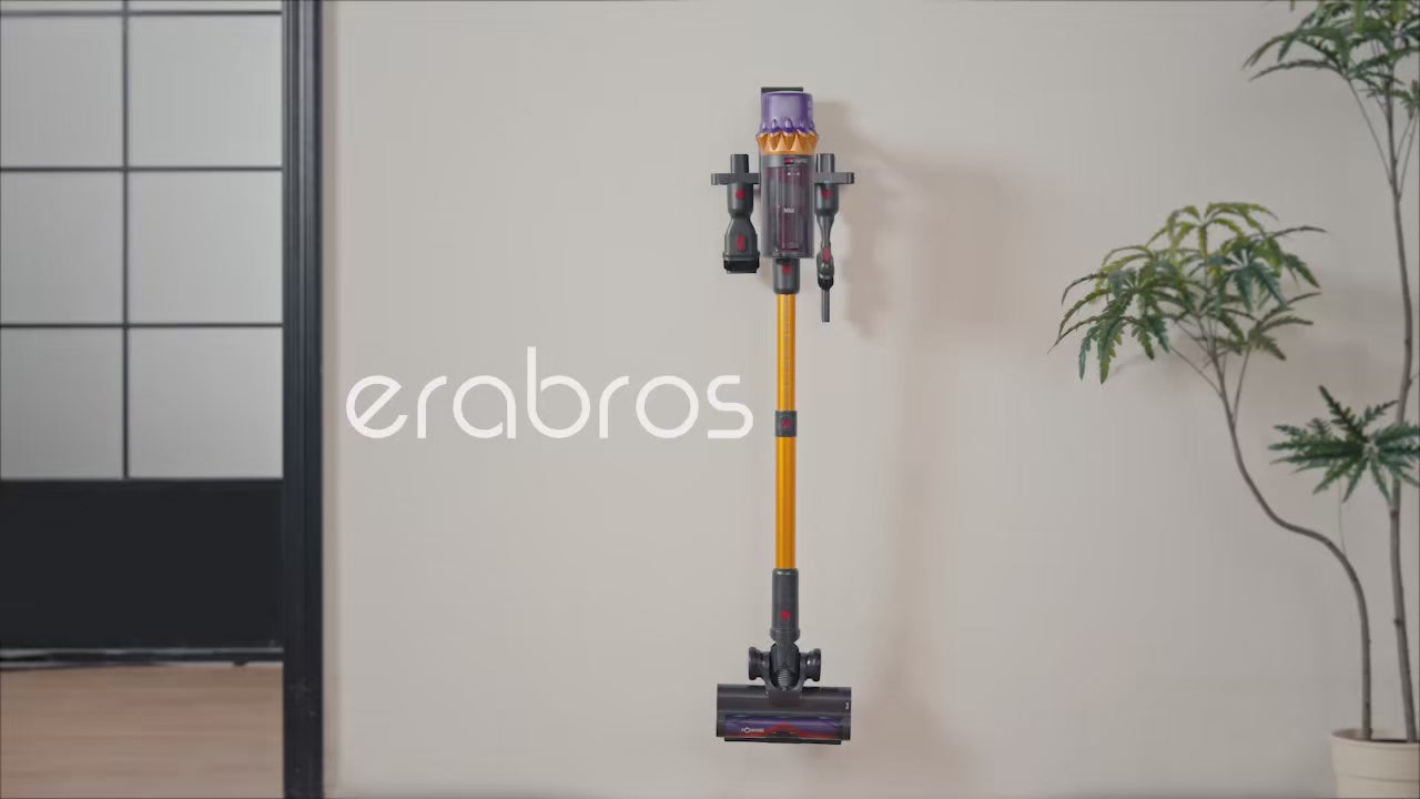 Erabros EV5 - Draadloze stofzuiger 550W - Ultra-sterke zuigkracht - Tot 80 minuten batterijduratie - 70 kPa turbobekrach - productvideo