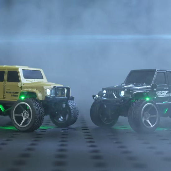 KF32 1:64 RC Mini Klimmen Legering Video Auto - Compact en Krachtig - LED Licht en HD Camera - 150 mAh Lithiumbatterij - - productvideo