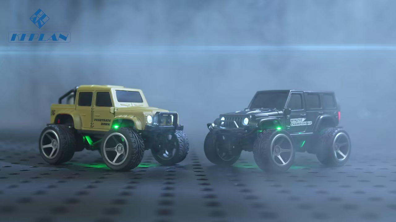 KF32 1:64 RC Mini Klimmen Legering Video Auto - Compact en Krachtig - LED Licht en HD Camera - 150 mAh Lithiumbatterij - - productvideo