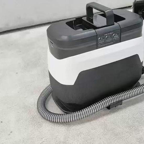 Teendow C6 MAX - Krachtige 3-in-1 bekleding- en tapijtreiniger - 1650W stoom + 12000 Pa zuigkracht - grote tanks 1250/11 - productvideo