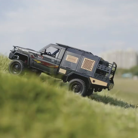 RC Pickup 1/12 - Realistische Off‑Road ervaring - 4WD krachtig - 37x15x16 cm - 280 motor - productvideo