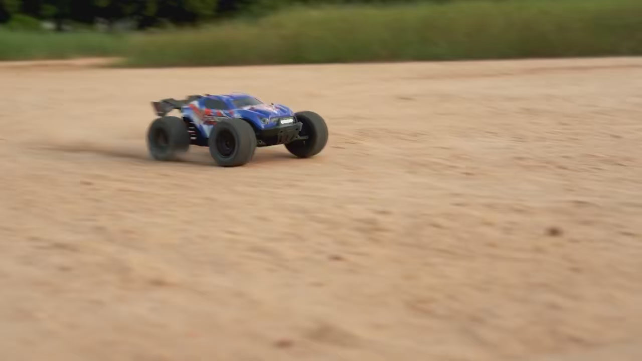 JIUSI MT14R RC Racewagen - Hoge snelheid, Off‑road vermogen - 80 km/u - 3S 35C 2200mAh batterij - RC car, racing, remote - productvideo 2