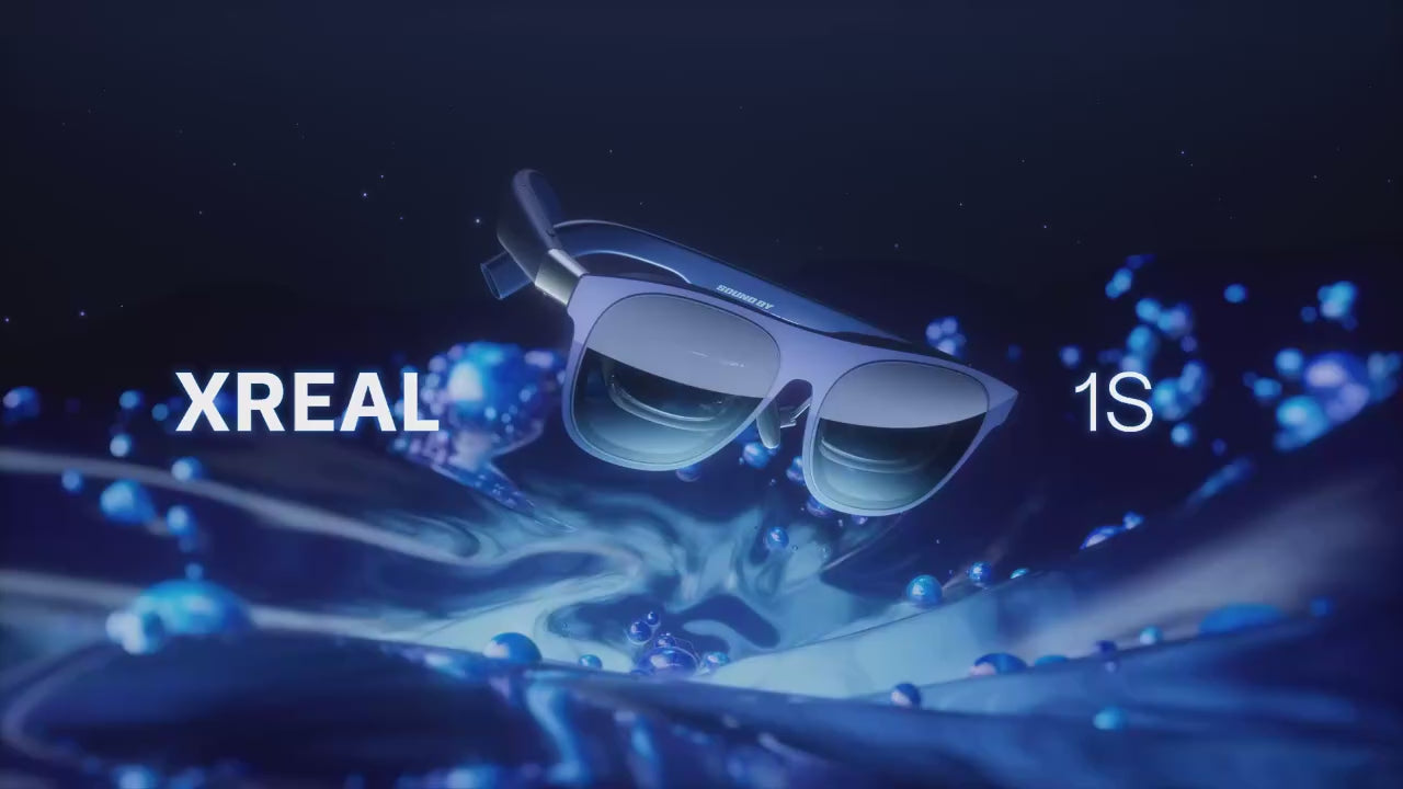 XREAL 1S AR-bril - Directe, realistische AR-ervaring zonder headset - Zacht, draadloos en draagbaar - 3DoF Native Real 3 - productvideo