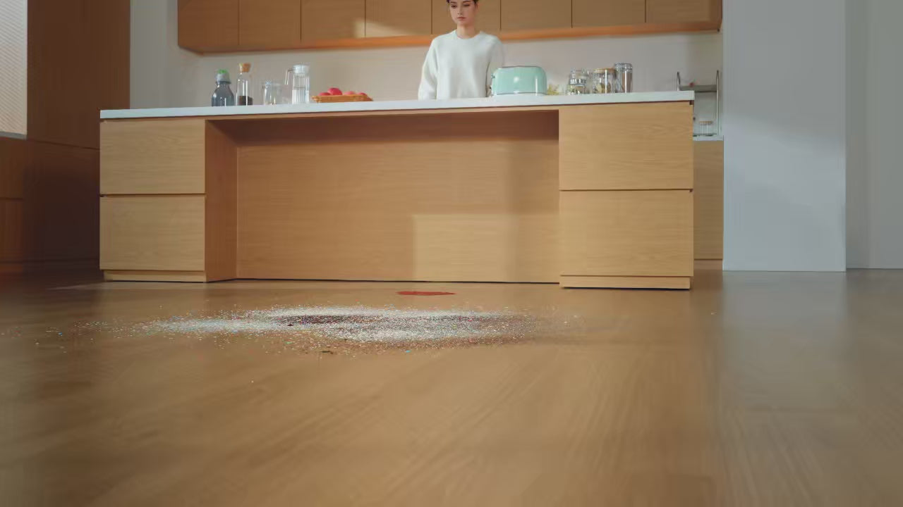 Redkey W12 SE draadloze nat-droog slimme dweilwas - Veelzijdig 3-in-1 reinigen - 55 000 Pa zuigkracht - Grote dubbele wa - productvideo
