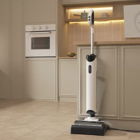 UWANT D500 - Nat‑droogstofzuiger met krachtige 17 000 Pa zuigkracht en AI‑zelfreiniging – 180° lay‑flat draadloze dweil  - productvideo
