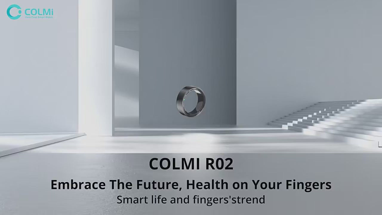 Colmi R02 Slimme Ring - Hartslag en Bloedzuurstof Monitor - productvideo 2