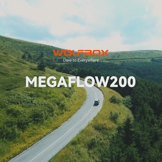 WOLFBOX MF200 - Krachtige draadloze luchtblazer voor elektronische reiniging - Drie snelheden - Verstelbaar - Zwart met  - productvideo