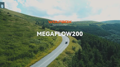 WOLFBOX MF200 - Krachtige draadloze luchtblazer voor elektronische reiniging - Drie snelheden - Verstelbaar - Zwart met  - productvideo