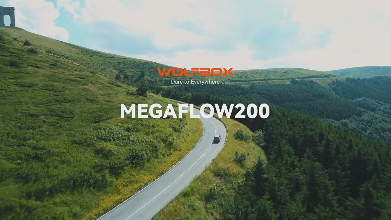 WOLFBOX MF200 - Krachtige draadloze luchtblazer voor elektronische reiniging - Drie snelheden - Verstelbaar - Zwart met  - productvideo