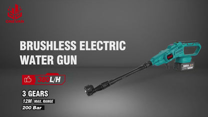 Onevan - Elektrische Hogedrukreiniger Pistool - Krachtig en Compact - Comfortabel voor Auto en Tuin - 200BAR - 3500W - 6 - productvideo