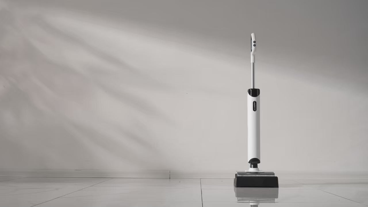 UWANT D500 - Nat‑droogstofzuiger met krachtige 17 000 Pa zuigkracht en AI‑zelfreiniging – 180° lay‑flat draadloze dweil  - productvideo 2