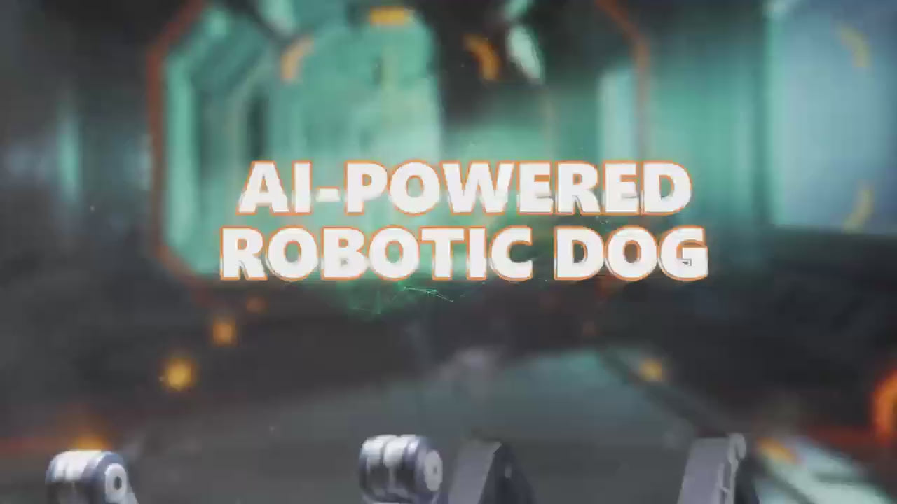 Robot Hond - Interactief Speelgoed voor Kinderen - Bewegende, Intelligente Bionische Hond - Wit - Met LED-ogen - productvideo