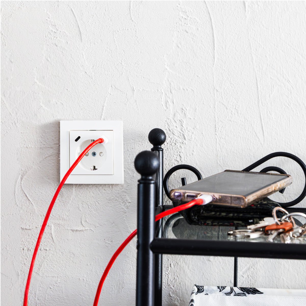 ProCharge USB-C wandcontactdoos inbouw met USB - 2 snelladers USB-C poorten - Universeel - Wit