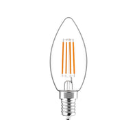 Comnox - ProDim LED Filament Kaarslamp E14 - Dimbaar warm wit licht - Energiezuinig - 4,5W (40W) - LED filament lamp