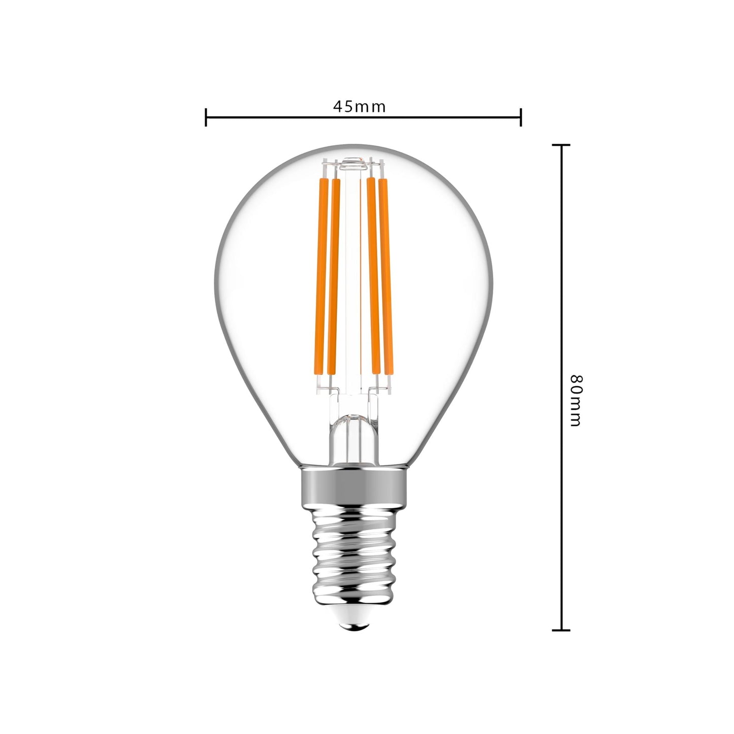 Dimbare LED Lamp E14 - Dimbaar warm wit licht - 470 lm
