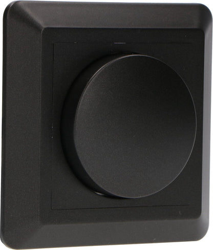 Professional Complete Dimmer voor alle dimbare (LED) lampen - Fase afsnijding aansnijding - Zwart