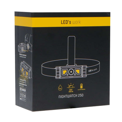 Professional LED Hoofdlamp op accu met zoomfunctie - Oplaadbaar - IP44 - Dimbaar - 250 lm