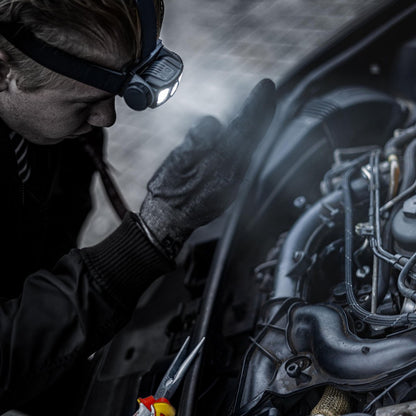 Professional LED Hoofdlamp op accu met zoomfunctie - Oplaadbaar - IP44 - Dimbaar - 250 lm