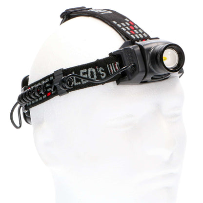 Comnox - Pro LED Hoofdlamp - Krachtige verlichting voor buitenactiviteiten - Zoomfunctie - Dimbaar - 400 Lumen - IP44 waterdicht