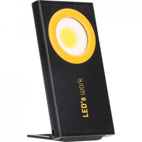 LED's Work Werklamp op Accu 350 - Met magneet, haak of voet - Draadloos & Oplaadbaar - 2 lichtpunten