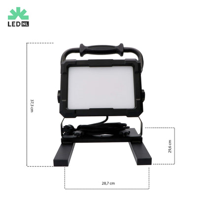 Professionele LED bouwlamp 100W – Rough Service Tested – 5 meter snoer – 9000 lumen – IP65