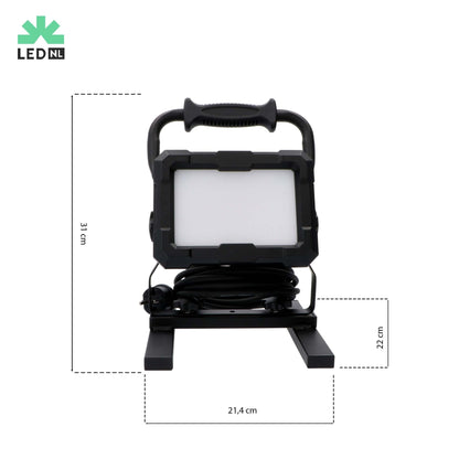 LED's Work Professionele LED Bouwlamp 4500 - Rough Service Tested - 5 meter snoer - 50W - IP65
