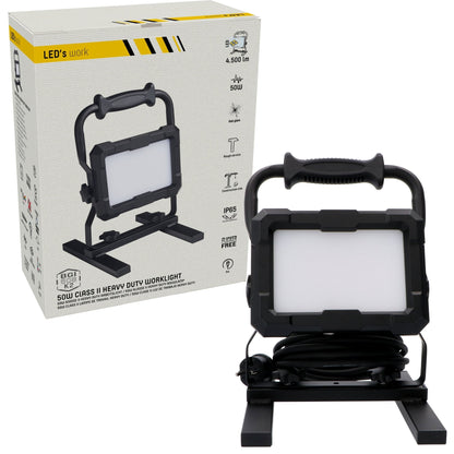 LED's Work Professionele LED Bouwlamp 4500 - Rough Service Tested - 5 meter snoer - 50W - IP65