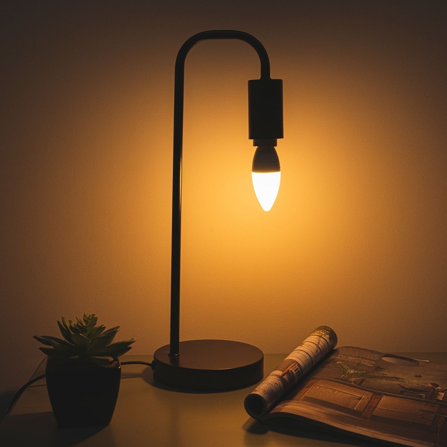 Proventa Dimbare LED Lamp E14 - Lichtkleur dimbaar naar extra warm wit licht - 1 x Kaars lamp