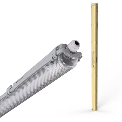 Comnox - LED TL armatuur 150 cm – Direct helder licht – Koud wit 6500 K – 24 watt – 2880 lumen – waterdicht – IP65 – 150 cm