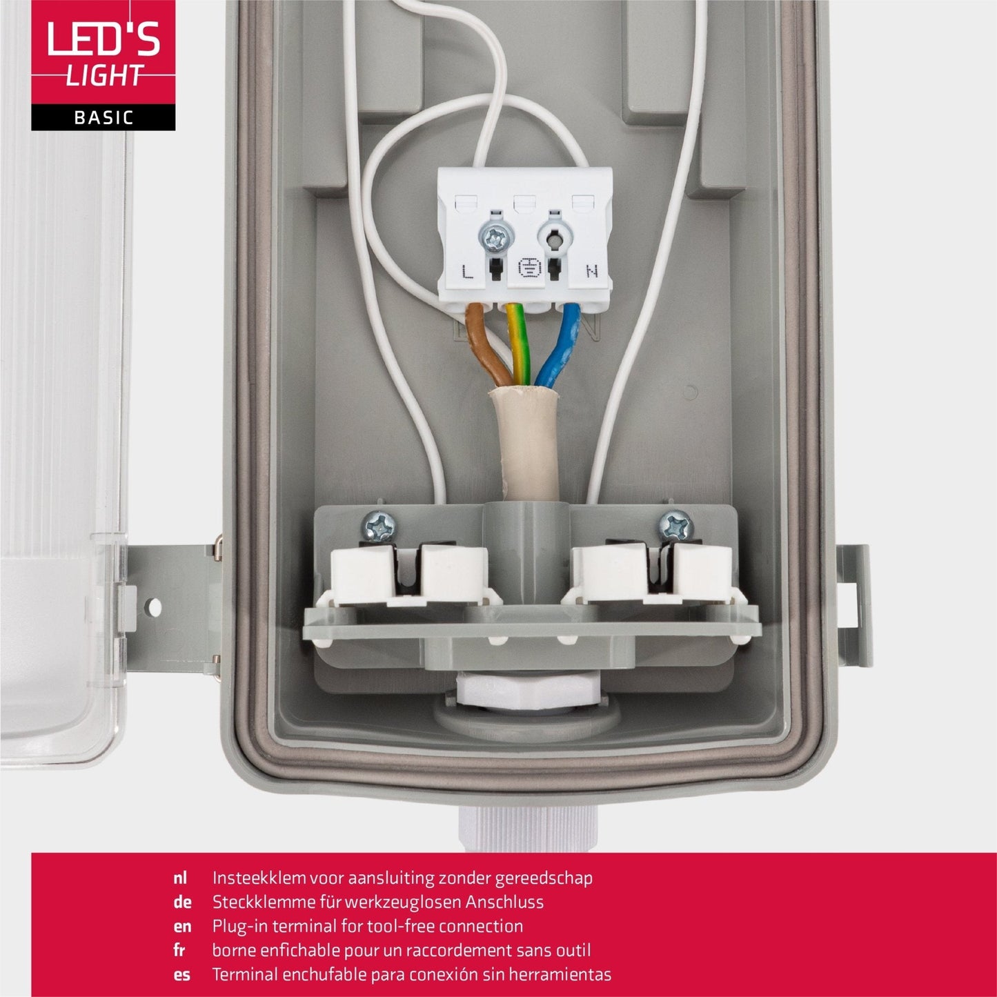 Proventa LED TL dubbel armaturen met 16 lampen 120 cm - Koud wit licht 6500 K - Voordeelverpakking - 8 stuks