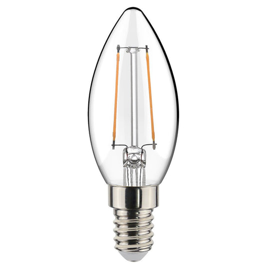 Proventa Longlife Filament LED kaarslamp met kleine E14 fitting - _ 35 mm - 1 x LED Kaarslamp