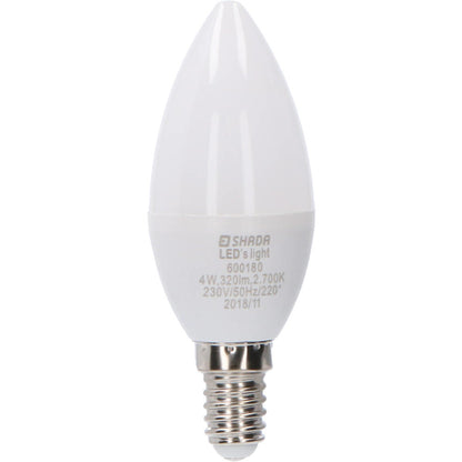 Proventa Longlife LED Candle ledlamp met kleine E14 fitting - Model frosted - _ 35 mm
