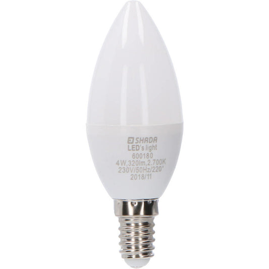 Proventa Longlife LED Candle ledlamp met kleine E14 fitting - Model frosted - _ 35 mm